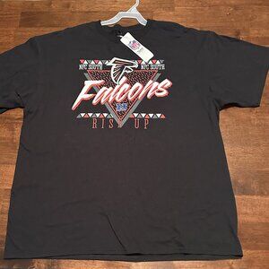 Black NFC Atlanta Falcons Rise Up T-shirt